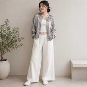 Grey Jacket Co-ord Set