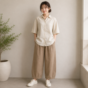 Beige Shirt