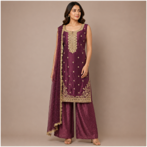 Maroon Heavy Designer Suit